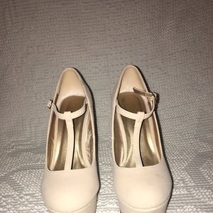T-Strap Wedge Heels